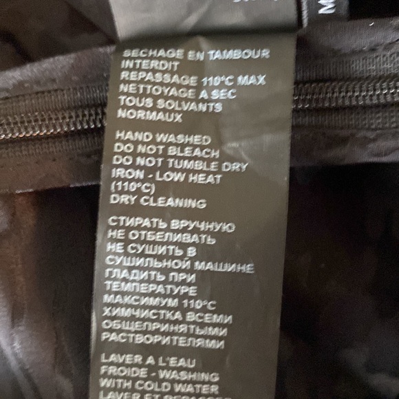 The Kooples Black Silk Leopard Print Faux Wrap Cropped Peplum Blouse - M - Picture 11 of 12